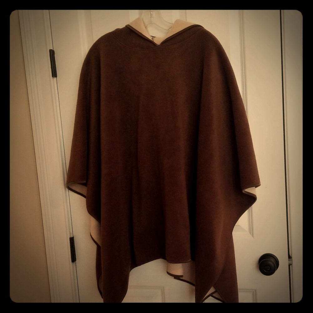 Fleece poncho